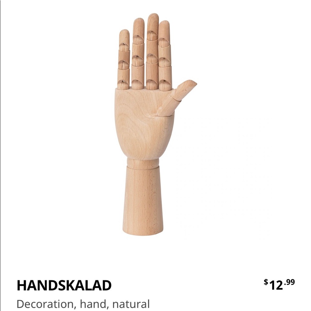 IKEA wooden hand